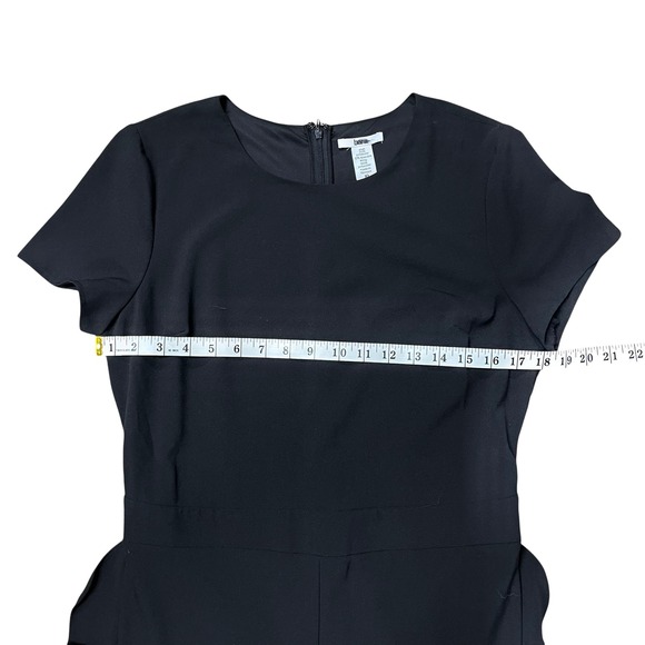 Barn III Jumpsuit Womens 10 Black Ruffle Split Leg‎ - Picture 9 of 12